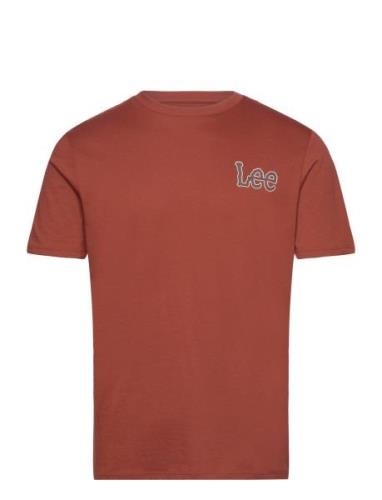 Essential Ss Tee Lee Jeans Red