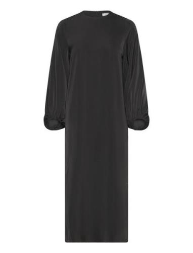 Vendela Satin Dress Marville Road Black