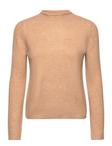 High Collar Sweater Mango Beige