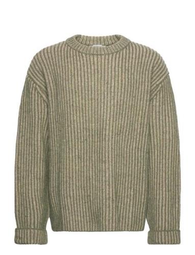 Heavy Rib-Knit Sweater Hope Khaki