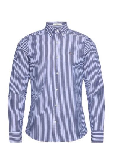 Slim Classic Poplin Stripe Shirt GANT Blue