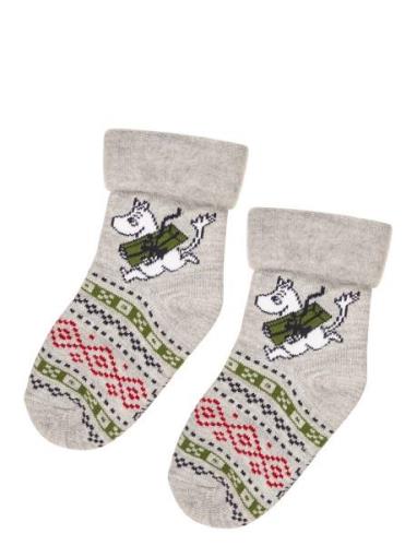 Moomintroll Fluffy Socks Martinex Grey