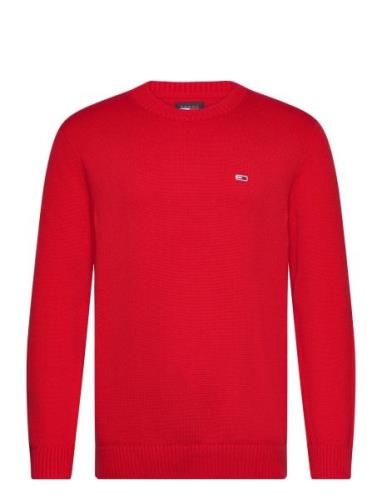 Tjm Slim Essntls C-Neck Sweater Tommy Jeans Red