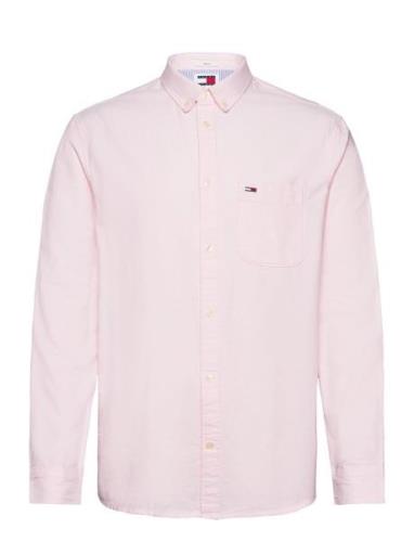 Tjm Reg Oxford Shirt Tommy Jeans Pink