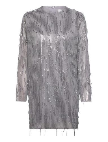 Madelin Sequin Dress Hosbjerg Silver
