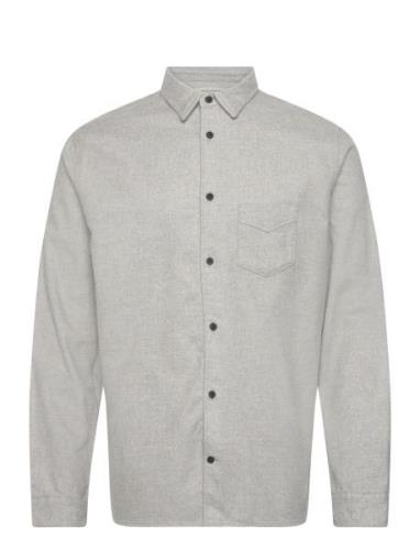 Arden Ls Shirt AllSaints Grey