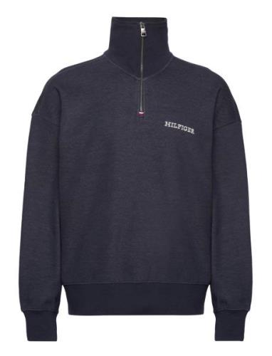 Monotype H Ycomb 1/4 Zip Tommy Hilfiger Navy