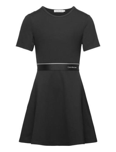 Punto Logo Tape Ss Dress Calvin Klein Black