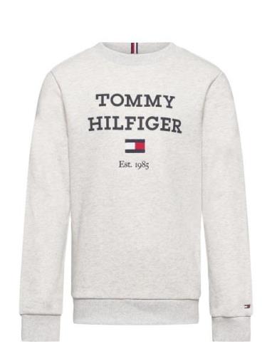 Th Logo Sweatshirt Tommy Hilfiger Grey
