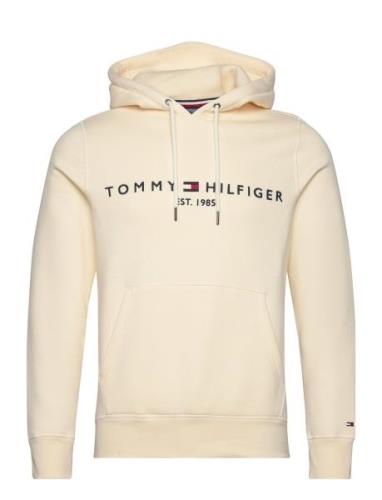 Tommy Logo Hoody Tommy Hilfiger Cream