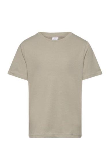 T Shirt Regular Solid Lindex Khaki