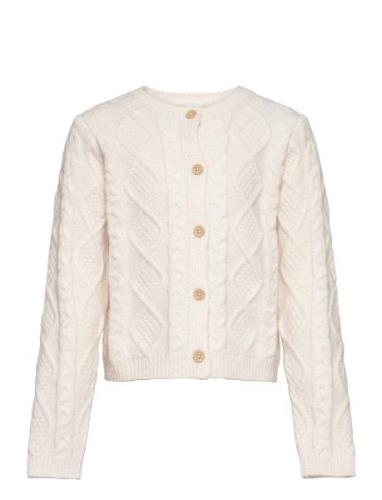 Cardigan Cabel Knit Lindex Cream