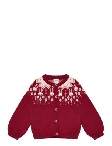 Cardigan Fairisle Lindex Red