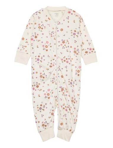 Pyjamas Small Flowers Lindex Cream