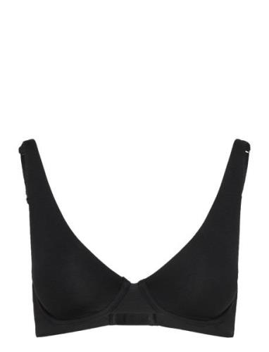 Bra Wire Tencel Lindex Black