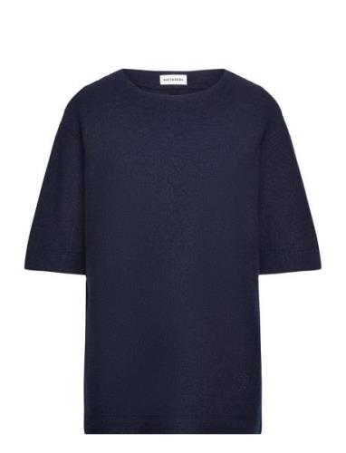 Maalaus Solid Boiled Wool Marimekko Navy