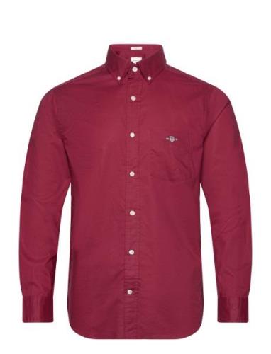 Reg Classic Poplin Shirt GANT Burgundy