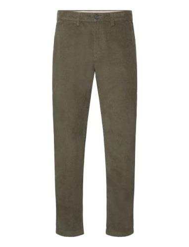 Slh196-Straight Miles Cord Pants W Noos Selected Homme Khaki