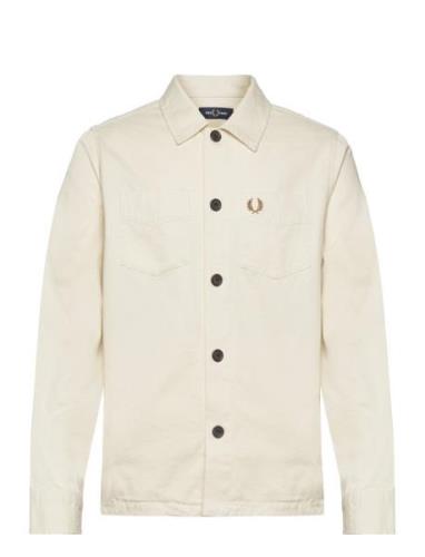 Twill Overshirt Fred Perry Beige