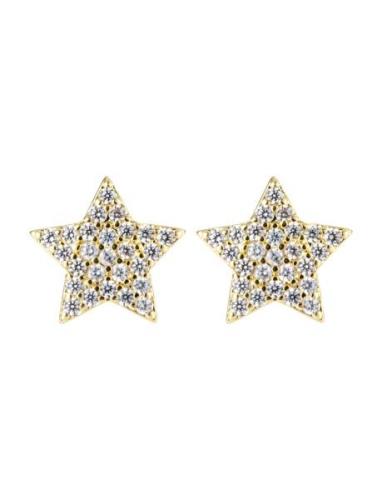Star Crystal Earing By Jolima Gold