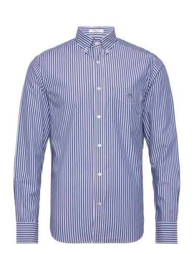 Reg Poplin Stripe Shirt GANT Blue