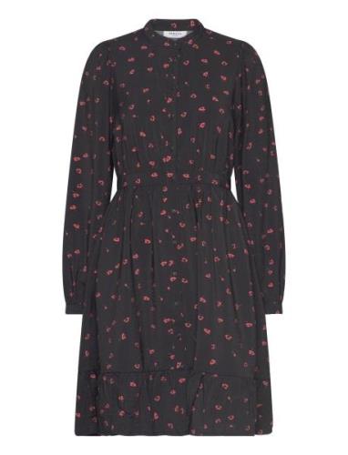 Mschvinaya Ladonna Shirt Dress Aop MSCH Copenhagen Black