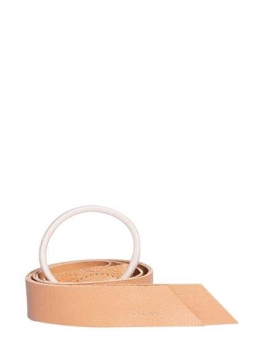 Leather Band Long Corinne Beige