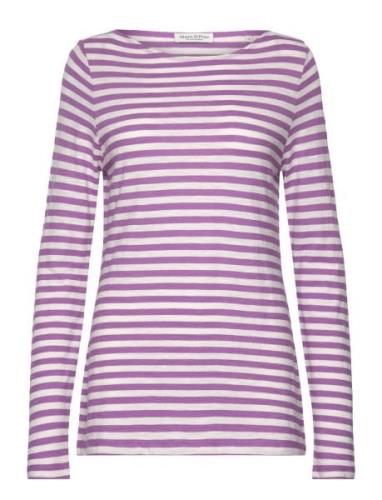 T-Shirts Long Sleeve Marc O'Polo Purple