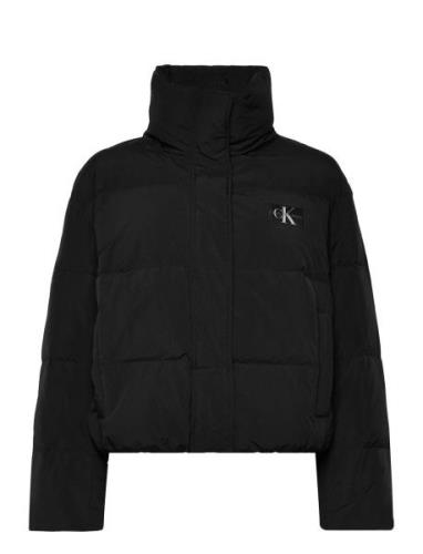 Down Soft Touch Label Puffer Calvin Klein Jeans Black