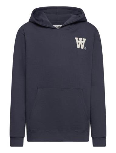 Izzy Junior Aa Moss Hoodie Wood Wood Navy