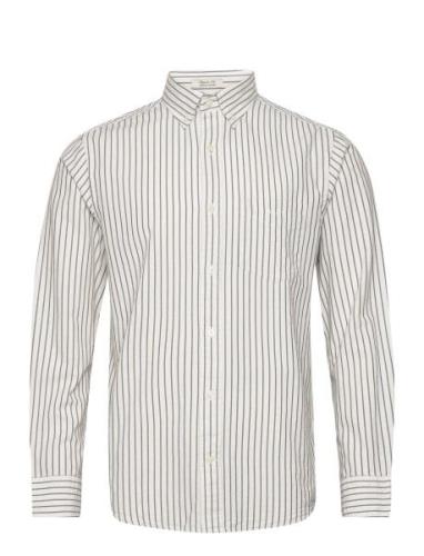 Reg Archive Oxford Stripe Shirt GANT Cream