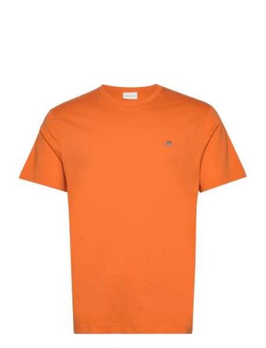 Reg Shield Ss T-Shirt GANT Orange