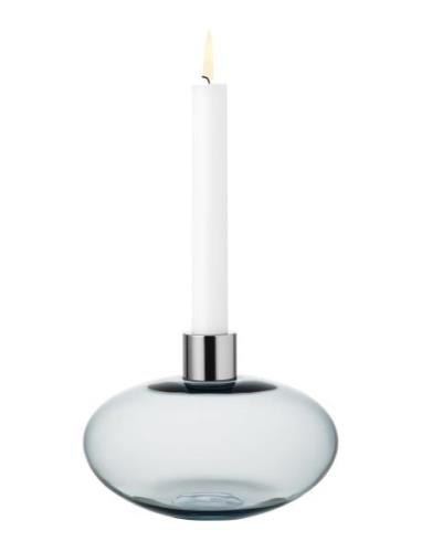 Pluto Candlestick Orrefors Grey