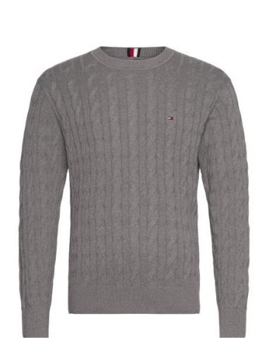 Classic Cable Crew Neck Tommy Hilfiger Grey