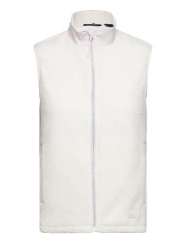 Lds Bethpage Pile Vest Abacus White