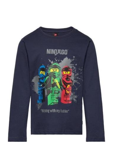 Lwtano 100 - T-Shirt L/S LEGO Kidswear Navy