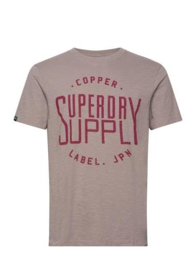 Copper Label Workwear Tee Superdry Beige