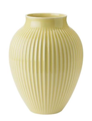 Knabstrup Vase, Riller Knabstrup Keramik Yellow