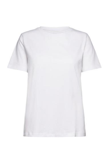 100% Cotton T-Shirt Mango White
