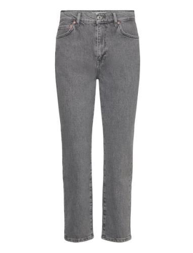 Slim Cropped Jeans Mango Grey