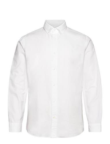Slhslimrick-Poplin Shirt Ls Noos Selected Homme White