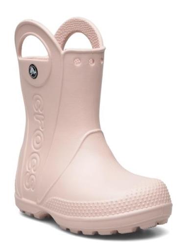 Handle It Rain Boot Kids Crocs Pink
