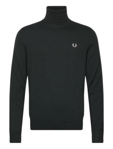 Roll Neck Jumper Fred Perry Black