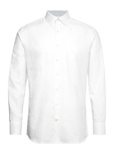 Slhslimdetail Shirt Ls Classic Noos Selected Homme White