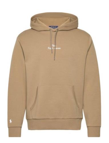 Logo Double-Knit Hoodie Polo Ralph Lauren Khaki