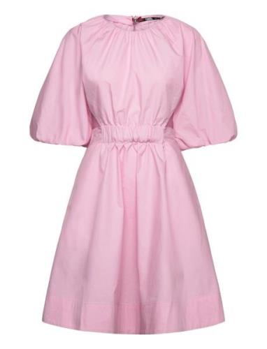A-Line Puff Sleeve Dress Karl Lagerfeld Pink