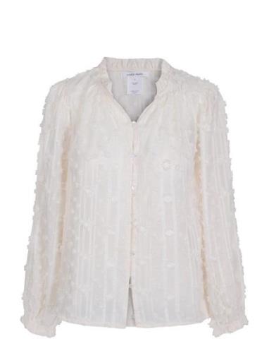 Julia Button Shirt Once Untold Beige