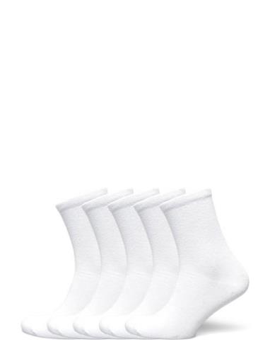 5-Pack Ladies Basic Socks NORVIG White