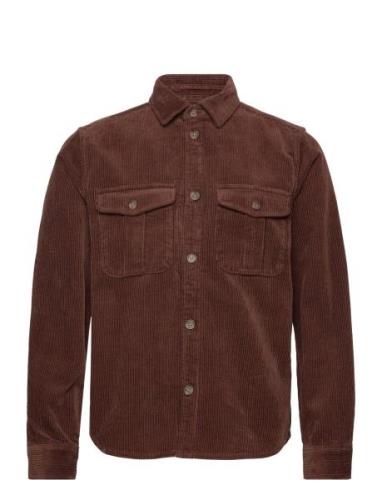 Kody Heavy Corduroy Overshirt Les Deux Brown