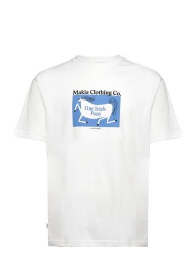 Pony T-Shirt Makia White
